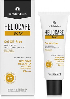 HELIOCARE 360º GEL OIL-FREE PROTECCIÓN SOLAR 50+ TOQUE SECO